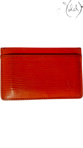 Louis Vuitton Epi Cardholder – Mandarin Orange, Authenticated Pre-Owned | Sold Attire