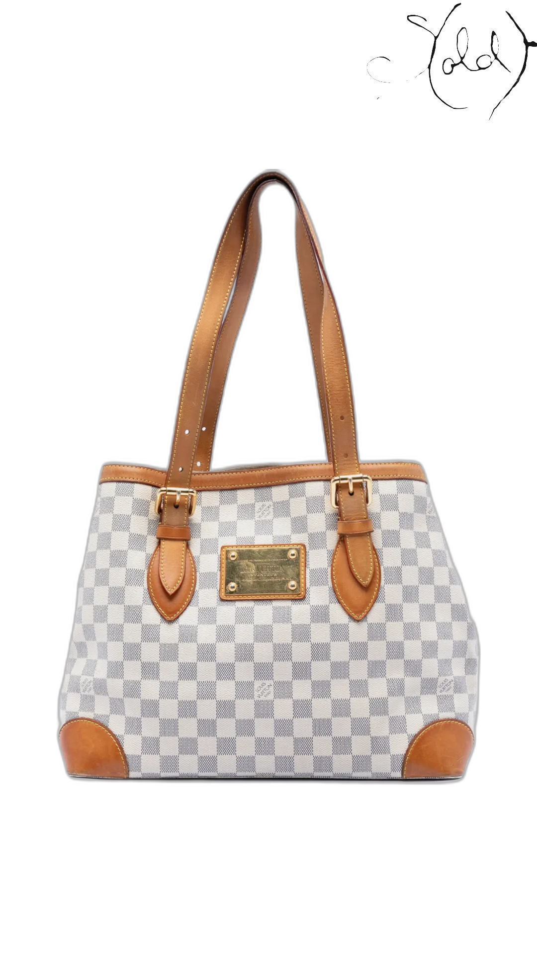 Louis Vuitton Hampstead MM Damier Azur tote - view 1