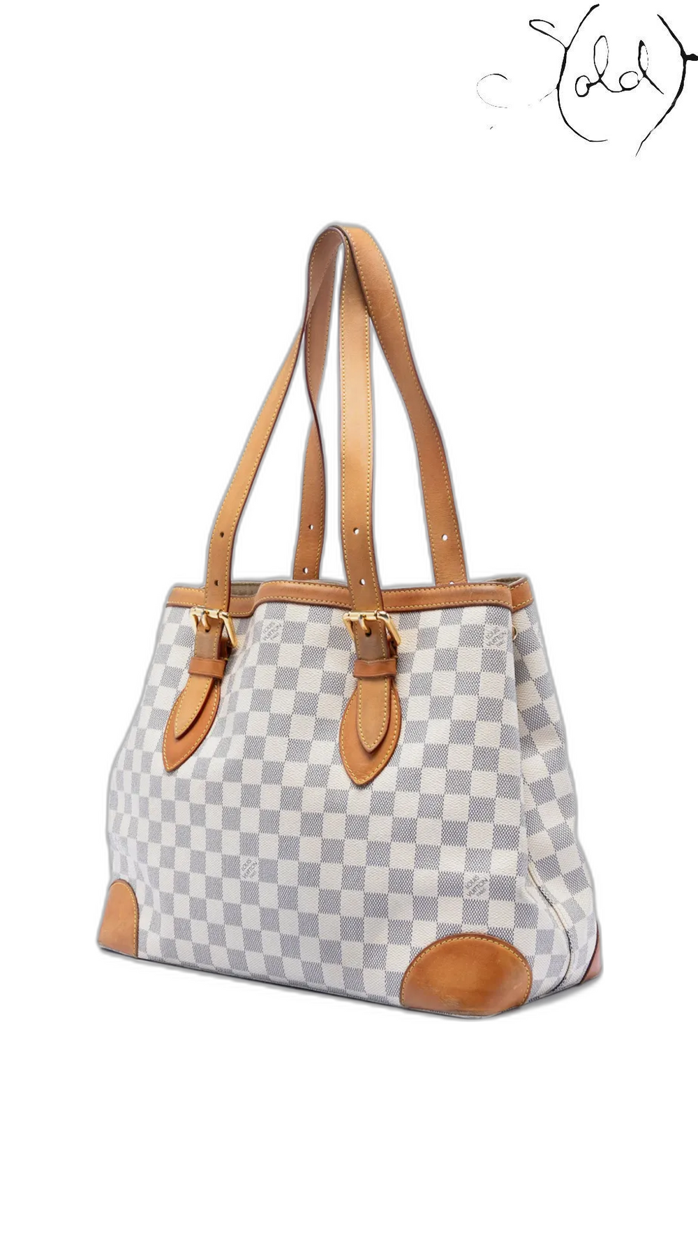 Louis Vuitton Hampstead MM Damier Azur tote - view 2