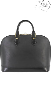 Louis Vuitton Alma MM Black Epi Leather 1998, Authenticated Pre-Owned | Sold Attire