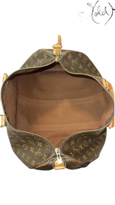 LOUIS VUITTON Keepall 45 – Brown Leather, Base view | Sold Attire