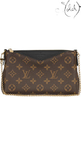 Louis Vuitton Monogram Pallas Clutch, Authenticated Pre-Owned | Sold Attire