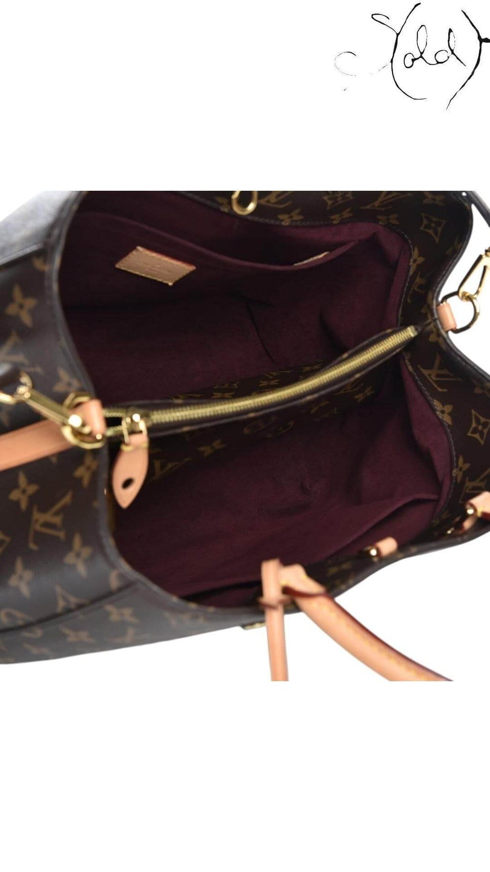 Louis Vuitton Montaigne GM Monogram Canvas – Archive Elegance, Back view | Sold Attire