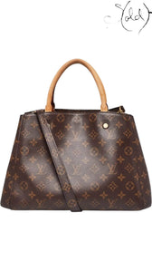 Louis Vuitton Montaigne MM Monogram Canvas Tote – Structured Elegance, Authenticated Pre-Owned | Sold Attire
