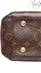 Louis Vuitton Montaigne MM Monogram Canvas Tote – Structured Elegance, Side view | Sold Attire