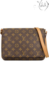 LOUIS VUITTON Musette Tango – Monogram Canvas, Authenticated Pre-Owned | Sold Attire