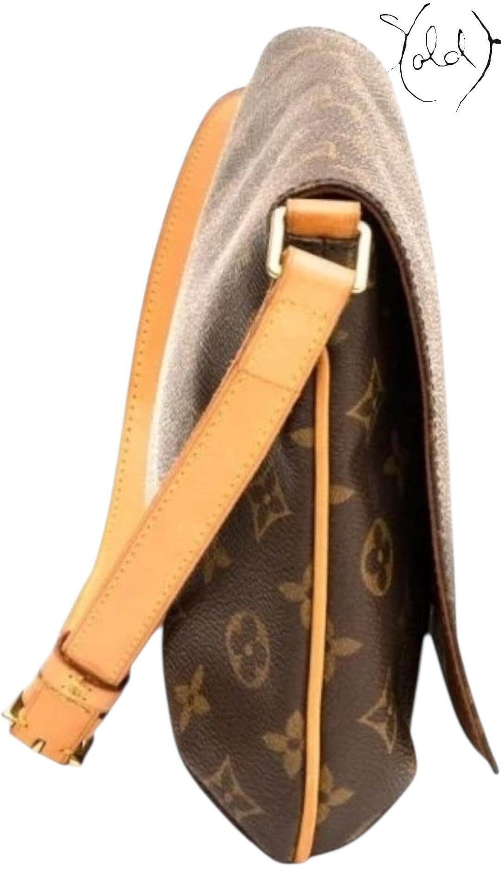 LOUIS VUITTON Musette Tango – Monogram Canvas, Back view | Sold Attire