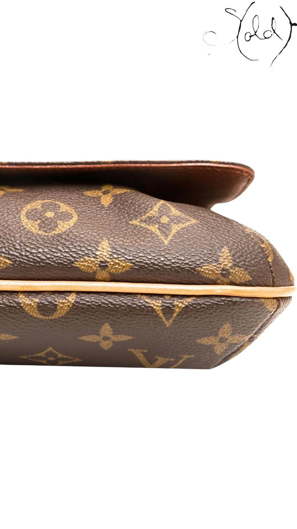 LOUIS VUITTON Musette Tango – Monogram Canvas, Interior view | Sold Attire