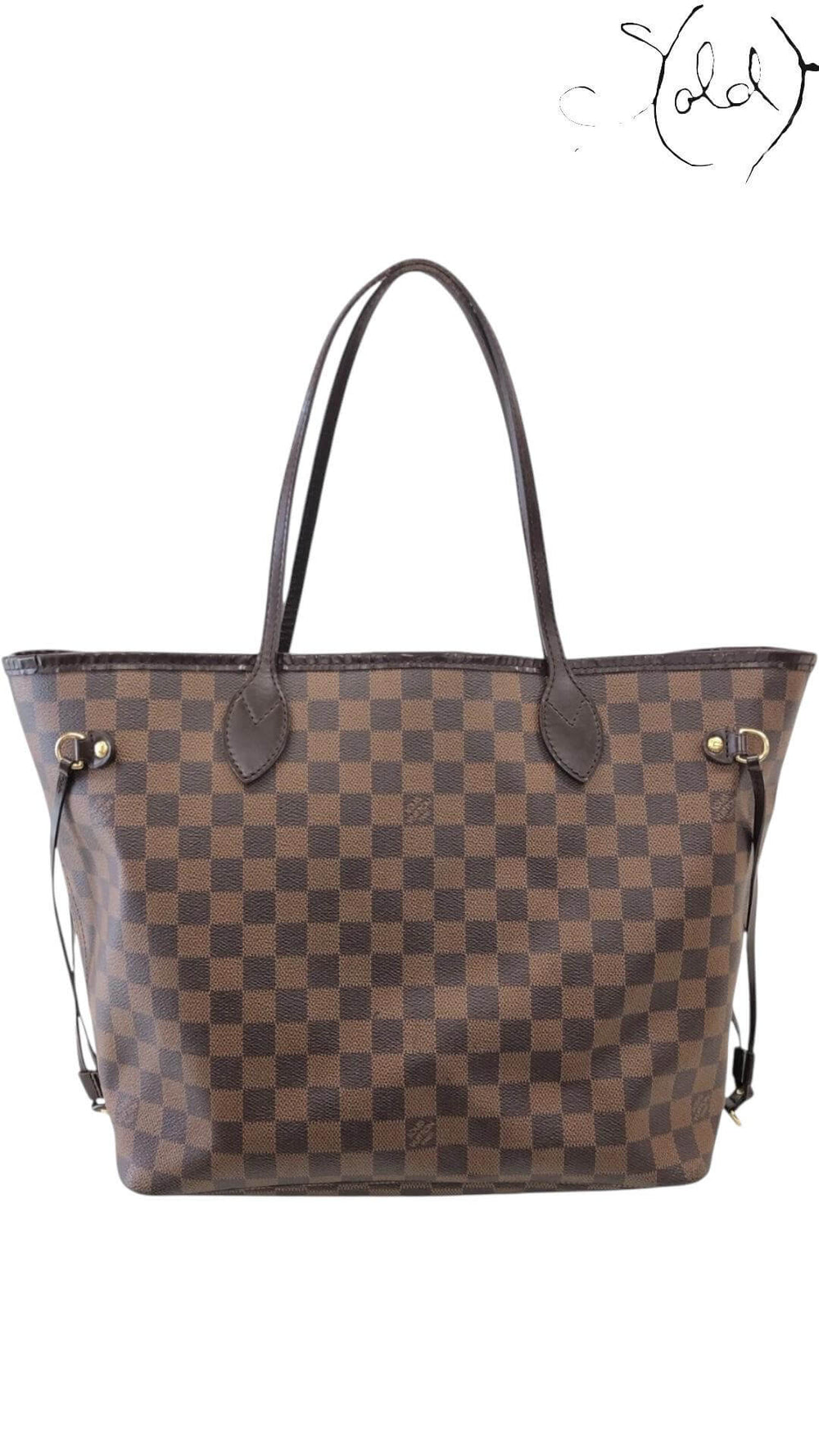 Louis Vuitton Neverfull GM Damier Ebene – French Icon, Side view | Sold Attire