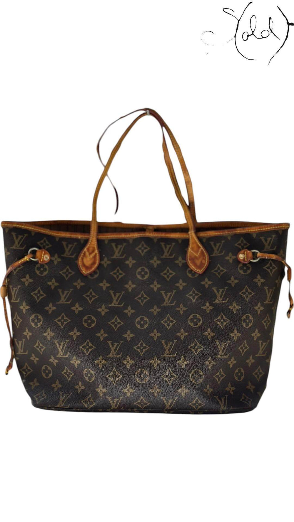 Louis Vuitton Neverfull MM – Monogram Canvas, Side view | Sold Attire