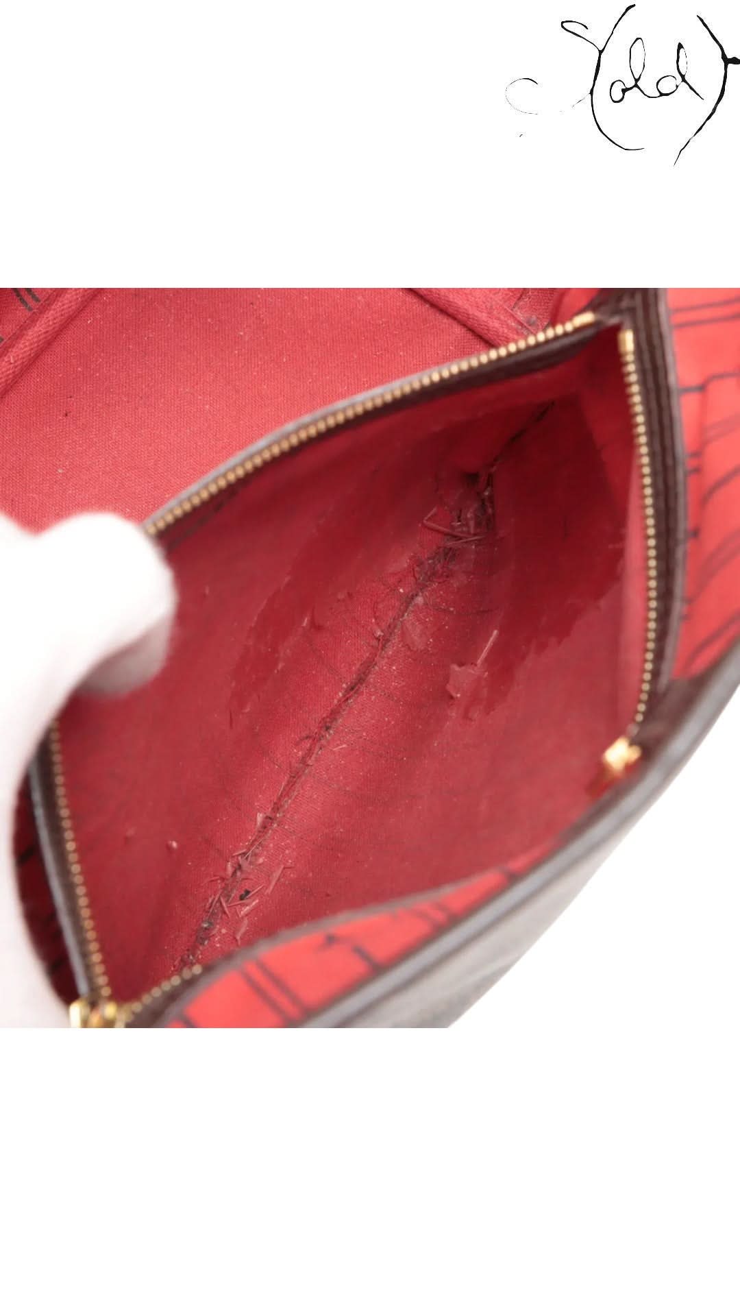 Louis Vuitton Tote Louis Vuitton Neverfull MM Damier Ebene 2008 | Sold Attire