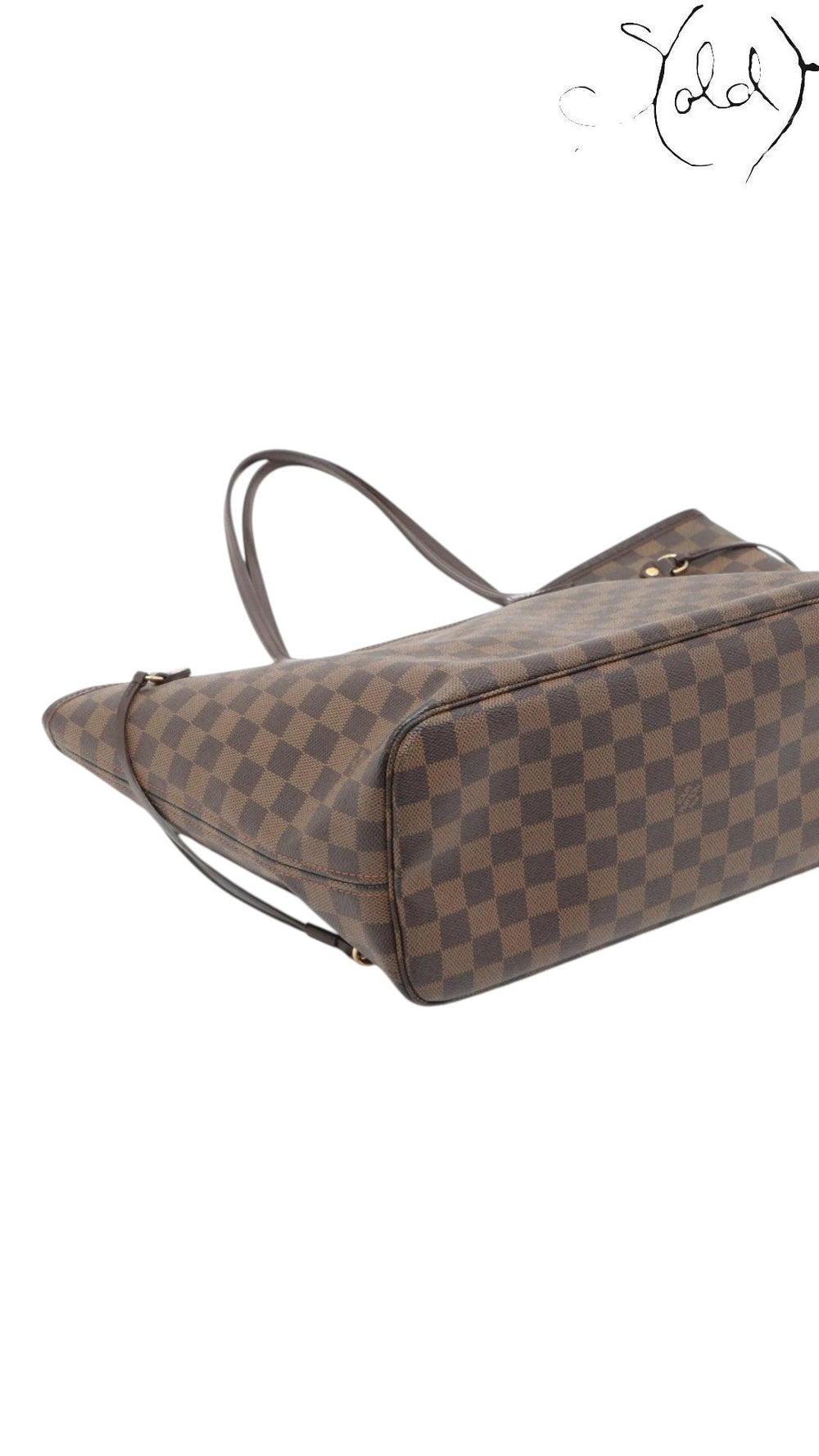 Louis Vuitton Neverfull MM Damier Ebene 2008, Interior view | Sold Attire