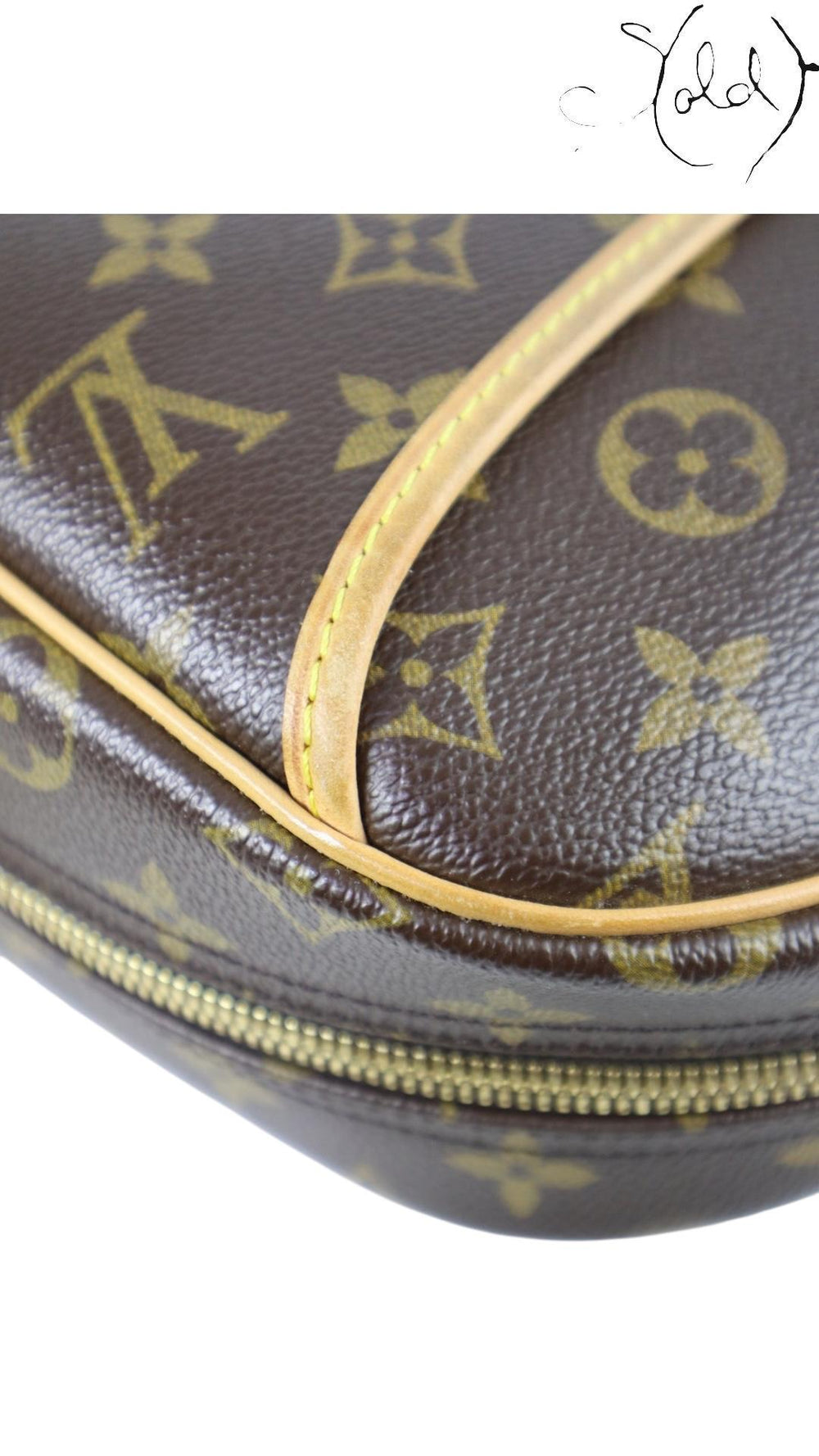 Louis Vuitton Trouville Monogram Canvas Bag 2004, Side view | Sold Attire