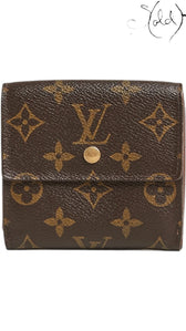 Louis Vuitton Monogram Elise Wallet – Compact Tri-Fold, Authenticated Pre-Owned | Sold Attire