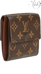 Louis Vuitton Monogram Elise Wallet – Compact Tri-Fold, Back view | Sold Attire