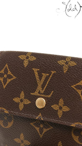 Louis Vuitton Monogram Elise Wallet – Compact Tri-Fold, Interior view | Sold Attire