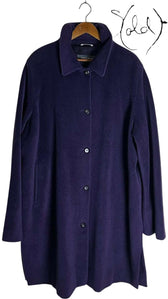 Marina Rinaldi Lana Wool Coat, Authenticated Pre-Owned | Sold Attire