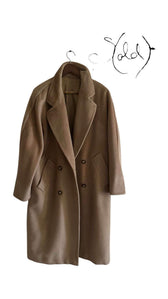 Max Mara Camel Over Coat – Effortlessly Chic, Authenticated Pre-Owned | Sold Attire
