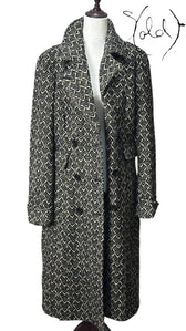 Max Mara Herringbone Wool Coat – Understated Elegance, Back view | Sold Attire