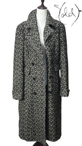 Max Mara Herringbone Wool Coat – Understated Elegance, Interior view | Sold Attire