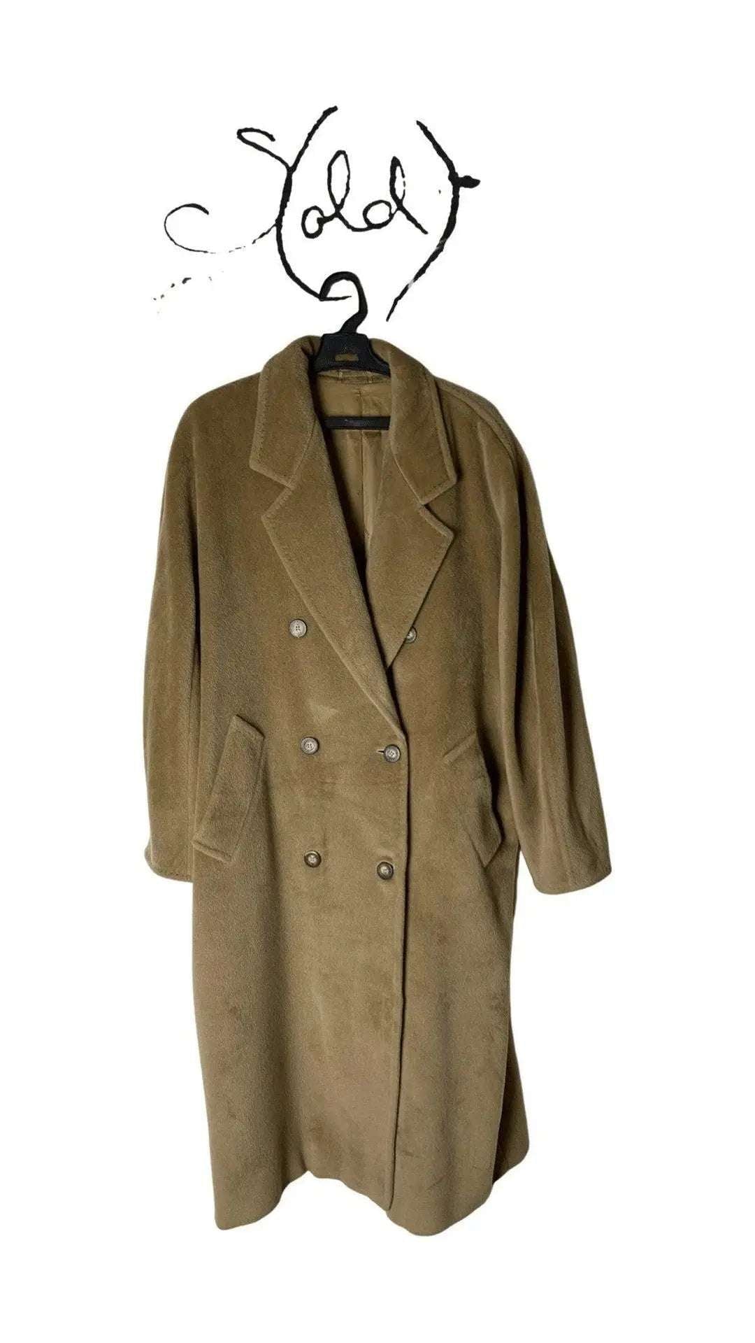 MaxMara Camel Wool Coat - Winter Elegance Coat Sold Attire 