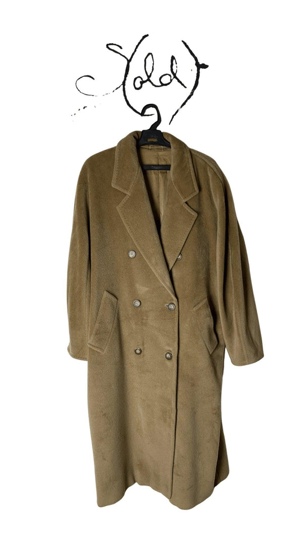 MaxMara Camel Wool Coat - Winter Elegance - Sold Attire