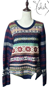 MaxMara Fair Isle Wool Sweater – The Cosy Classic, Detail view | Sold Attire