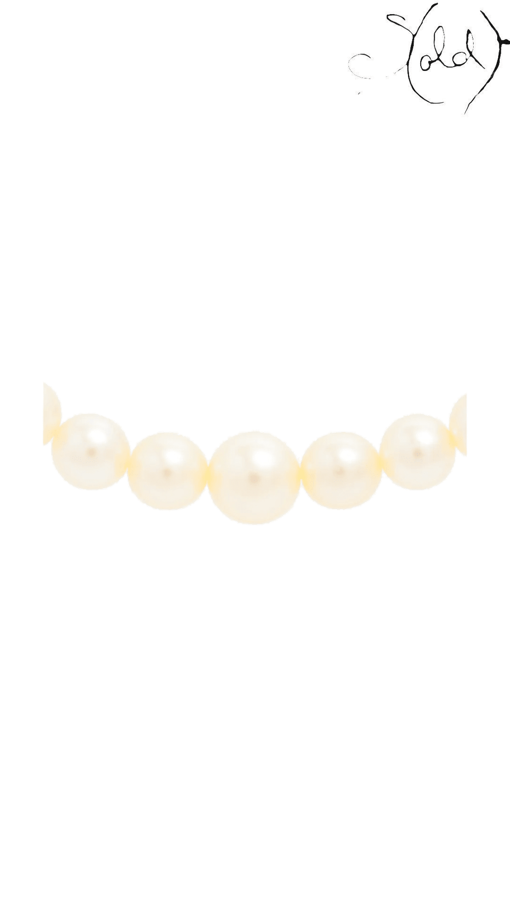 MIKIMOTO graduated pearl necklace with silver clasp - view 2