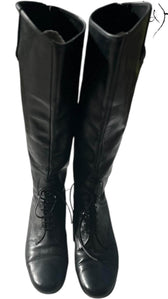 Miu Miu Leather Riding Boots – Equestrian Edge, Base view | Sold Attire