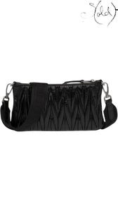 Miu Miu Matelassé Nappa Leather Crossbody Bag 2010s, Interior view | Sold Attire