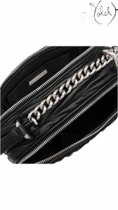 Miu Miu What Goes Around Comes Around Black Nappa – Iconic Bag, Hardware detail | Sold Attire