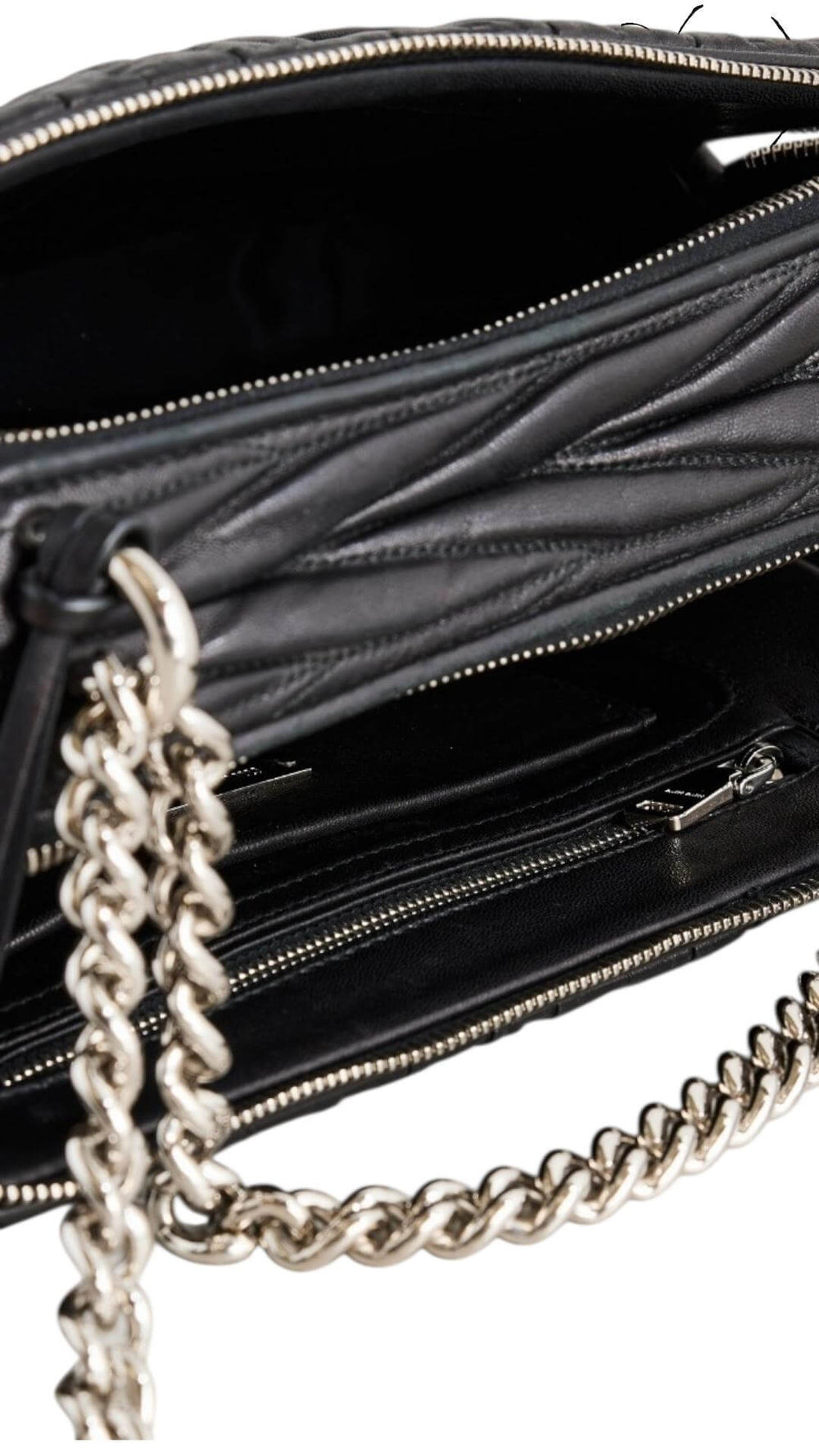 Miu Miu What Goes Around Comes Around Black Nappa – Iconic Bag, Base view | Sold Attire