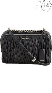 Miu Miu What Goes Around Comes Around Black Nappa – Iconic Bag, Authenticated Pre-Owned | Sold Attire