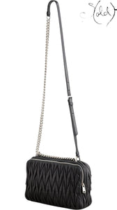 Miu Miu What Goes Around Comes Around Black Nappa – Iconic Bag, Back view | Sold Attire