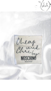 Moschino Cheap and Chic Black Cashmere Toggle Coat 1990s Size 44, Base view | Sold Attire