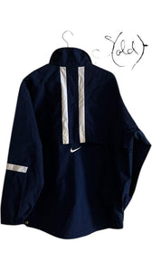 Navy Nike Anorak – Vintage Sports Cool, Back view | Sold Attire