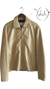 Oraffti Italian Leather Jacket - Sleek Vintage Style, Authenticated Pre-Owned | Sold Attire