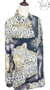 Panther Silk Shirt – Archive Safari, Detail view | Sold Attire