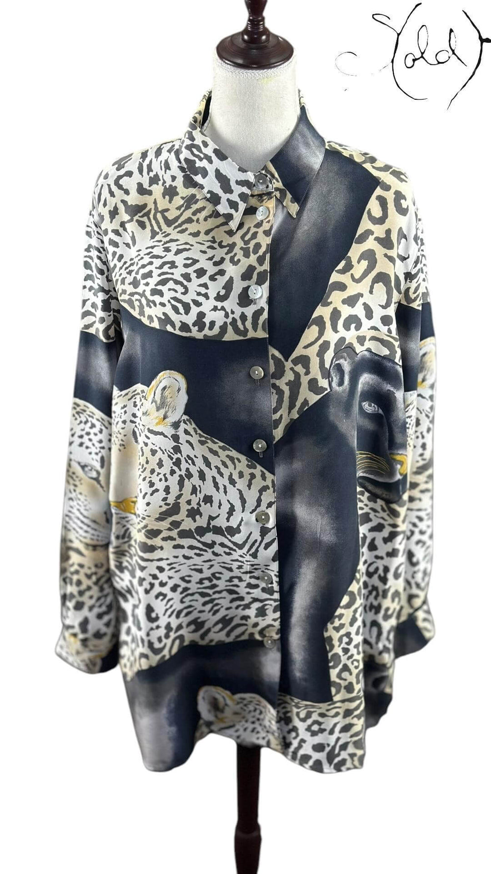 Panther Silk Shirt – Archive Safari, Side view | Sold Attire