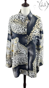 Panther Silk Shirt – Archive Safari, Side view | Sold Attire