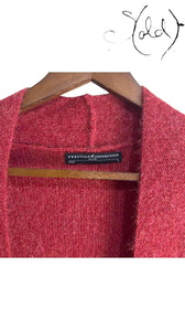 Peruvian Connection Baby Alpaca Cardigan – Heritage Elegance, Back view | Sold Attire