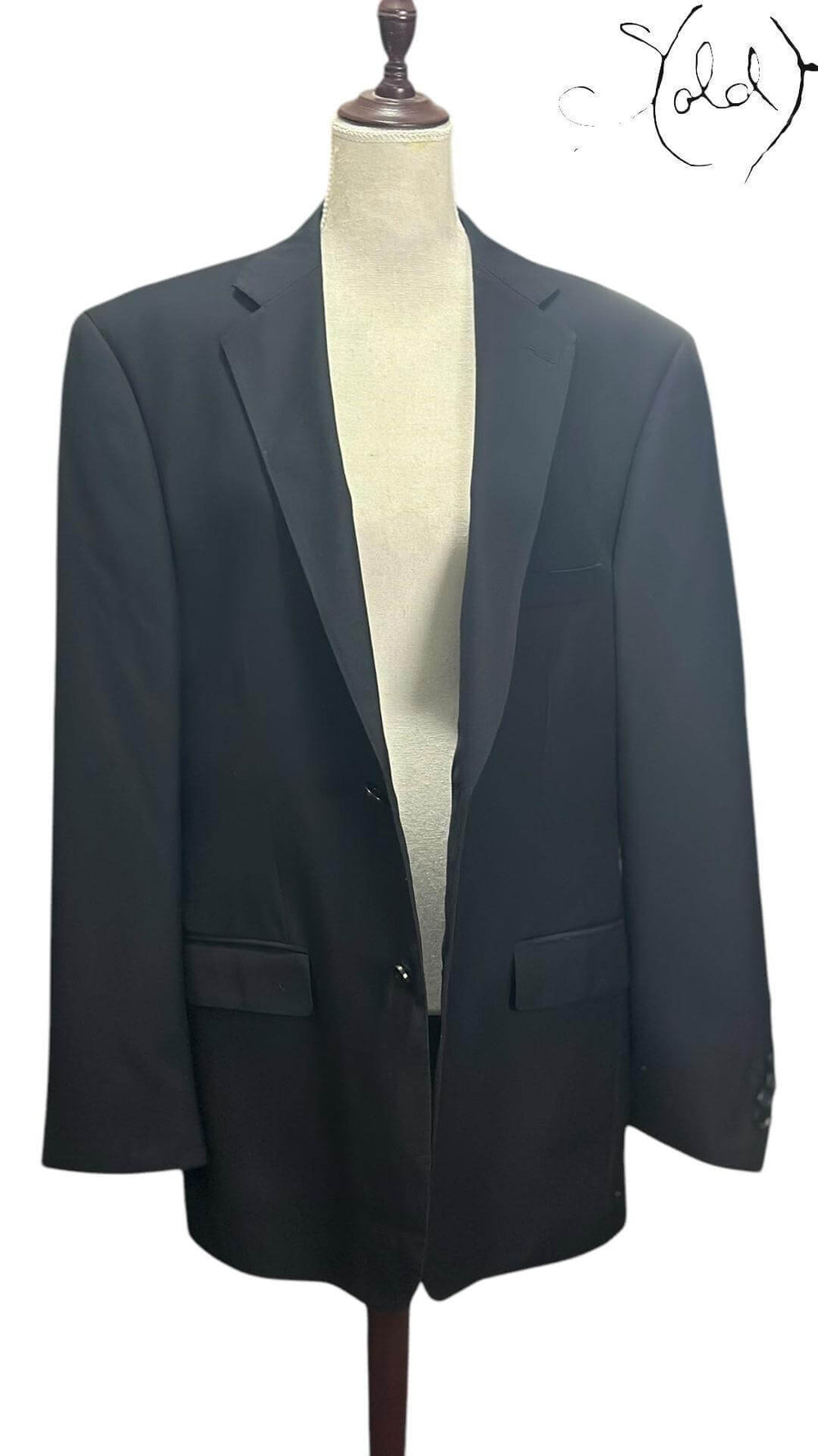 Pierre Balmain Wool Blazer – Vintage French Elegance, Interior view | Sold Attire