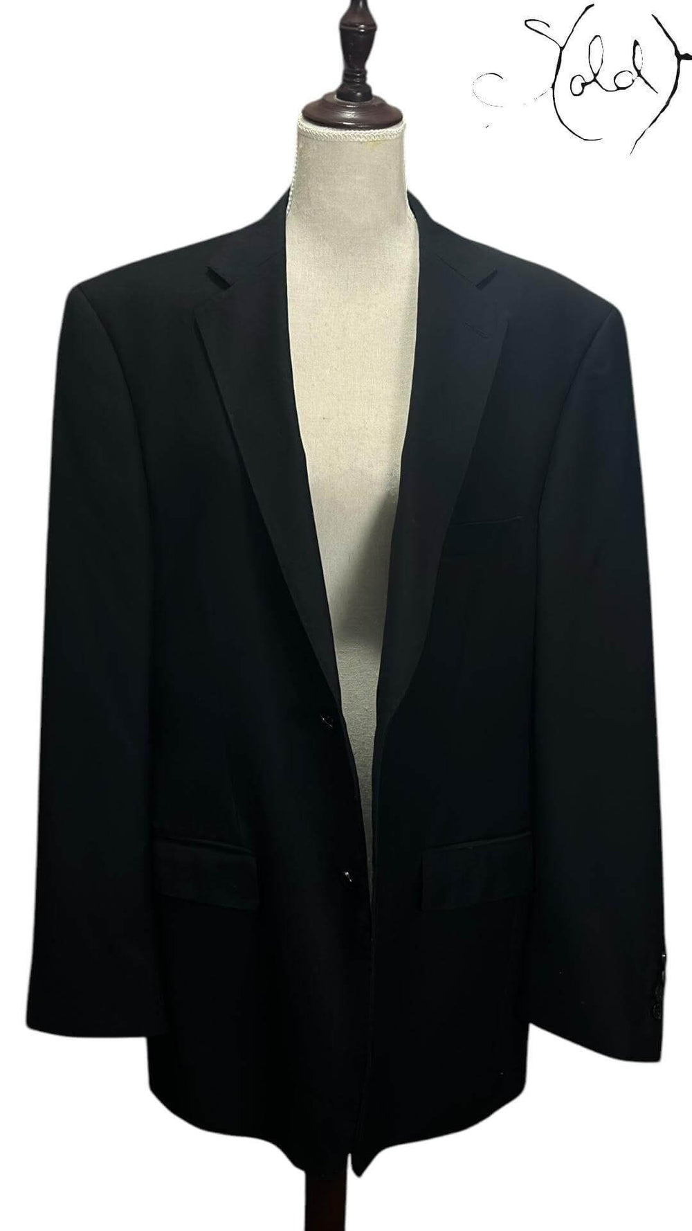 Pierre Balmain Wool Blazer – Vintage French Elegance, Side view | Sold Attire