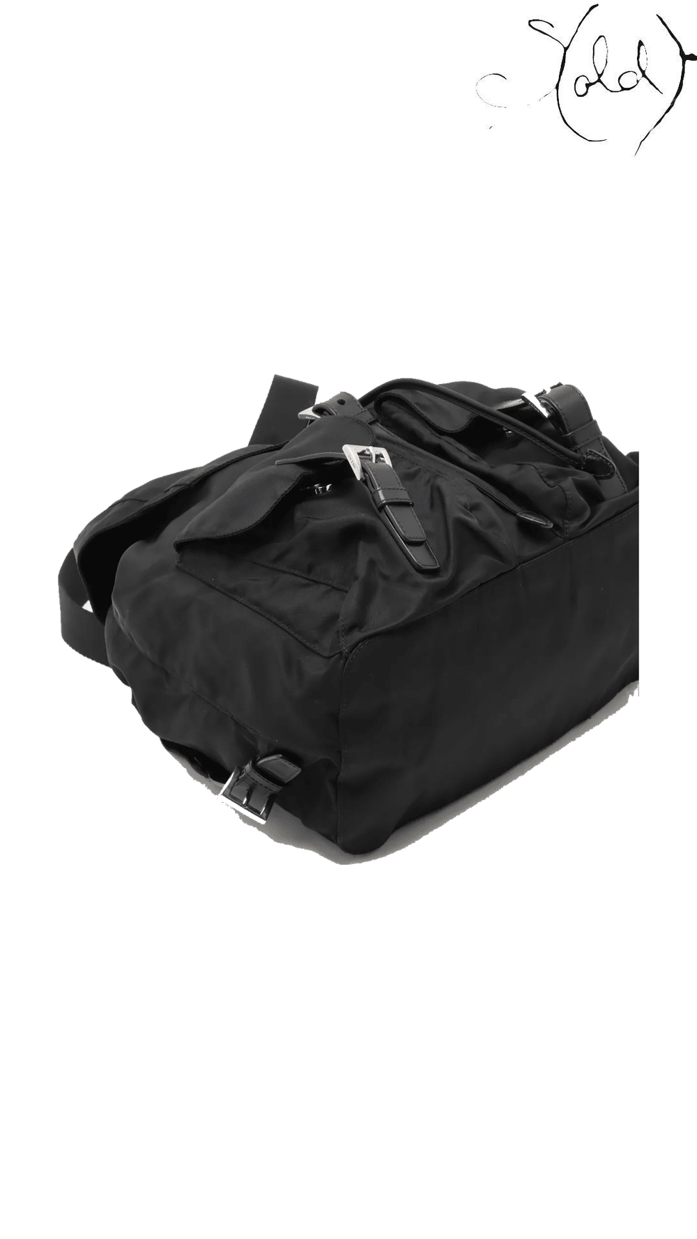Prada Tessuto black nylon backpack - view 4