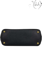 PRADA Galleria Medium Handbag – Black Saffiano Leather, Interior view | Sold Attire