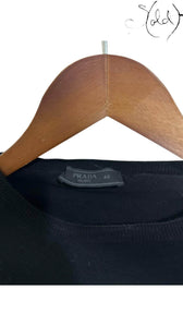 Prada Lightweight Cotton Sweater – Vintage Quiet Luxury, Back view | Sold Attire