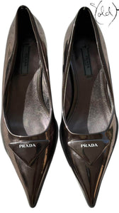 PRADA Monolith Pointed Pumps – Patent Icon, Authenticated Pre-Owned | Sold Attire