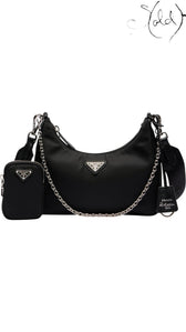 Prada Re - Edition 2005 Nylon Shoulder Bag Black, Authenticated Pre - Owned | Sold Attire