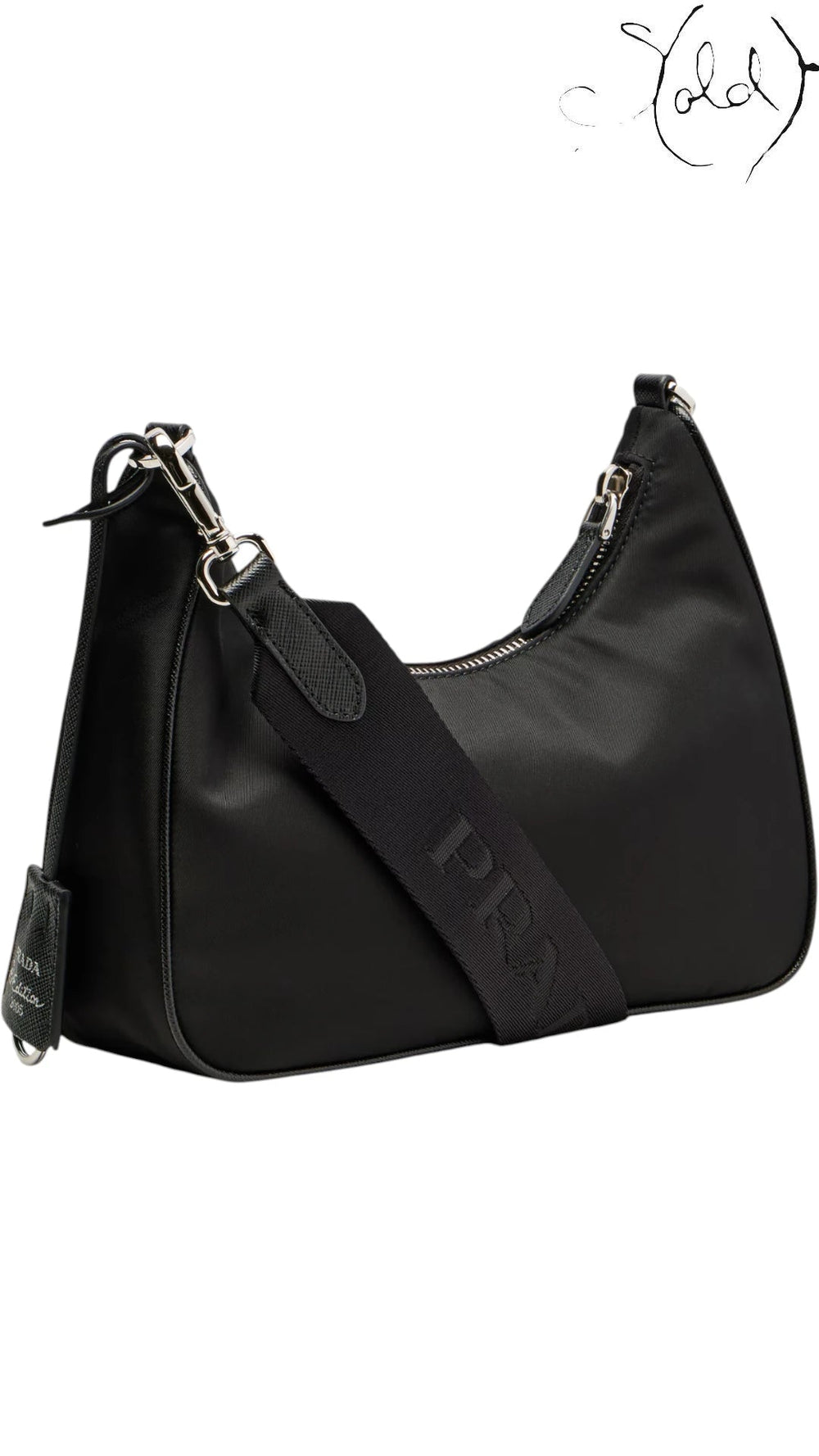 Prada Re - Edition 2005 Nylon Shoulder Bag Black, Authenticated Pre - Owned | Sold Attire