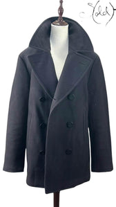 Ralph Lauren Melton Peacoat – Naval Precision, Strap detail | Sold Attire